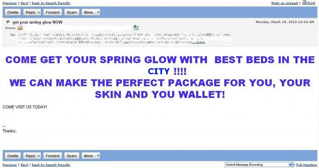 E-mail Marketing No-No