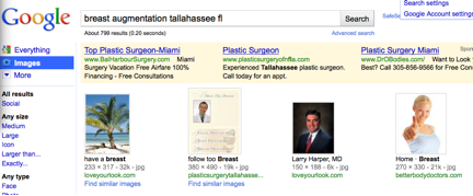 New Google Interface: Google Image Search WITH Moderate filtering