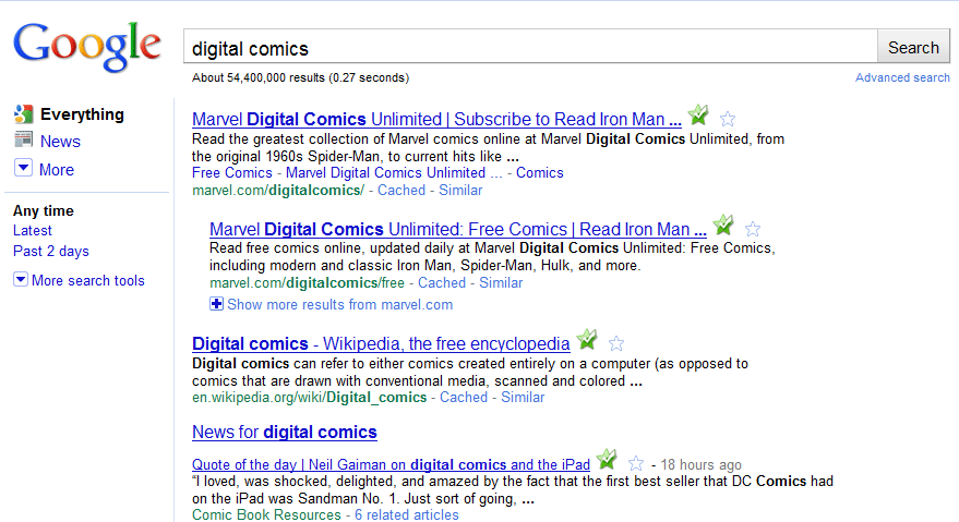 Marvel Comics Digital Comics