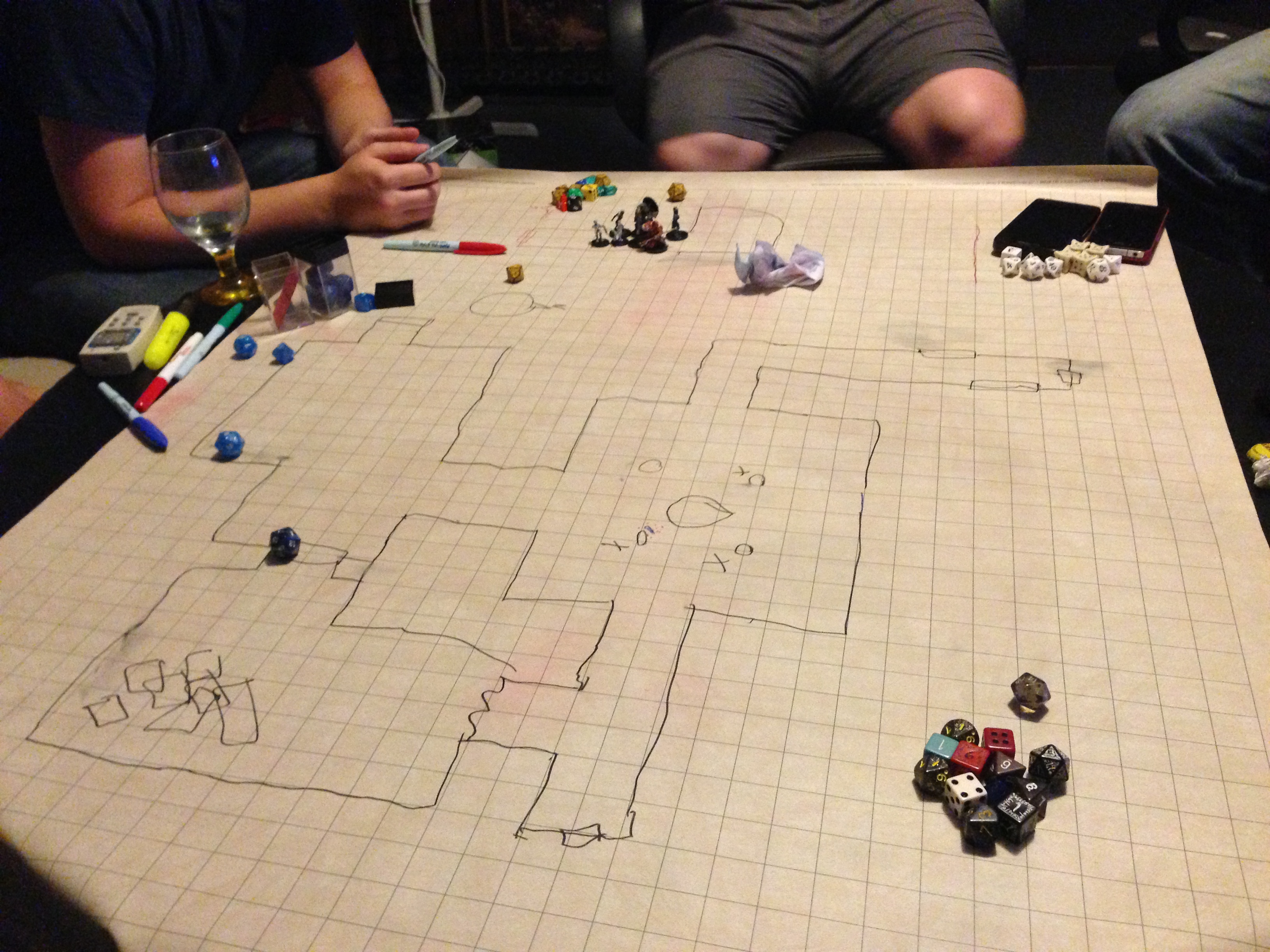 Search Influence employees at a weekly DnD game.