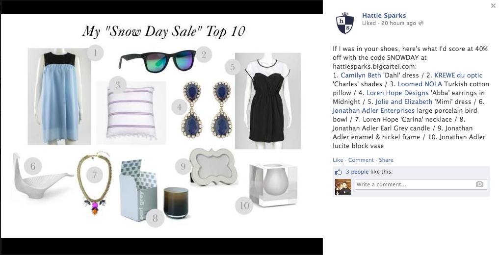 Hattie Sparks SnowDay