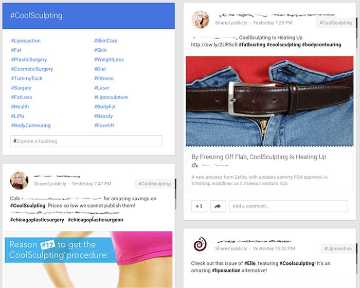 GooglePlusIndustryHashtags