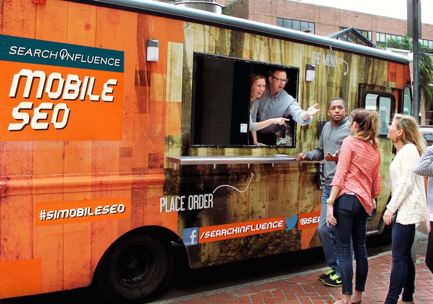 Search Influence Mobile SEO Truck Image April Fools