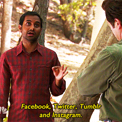 Parks And Recreation Aziz Ansari On Social Media - Search Influence